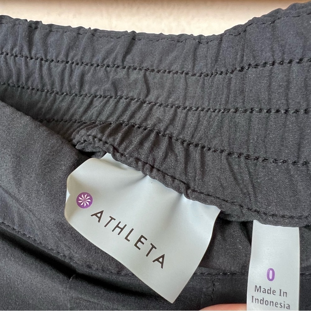 ATHLETA Chelsea Wide Leg Pants Black Size 0 Women’s 792454 - Picture 8 of 9